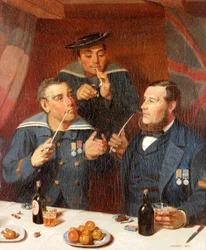 Pipe de la paix, 1864
